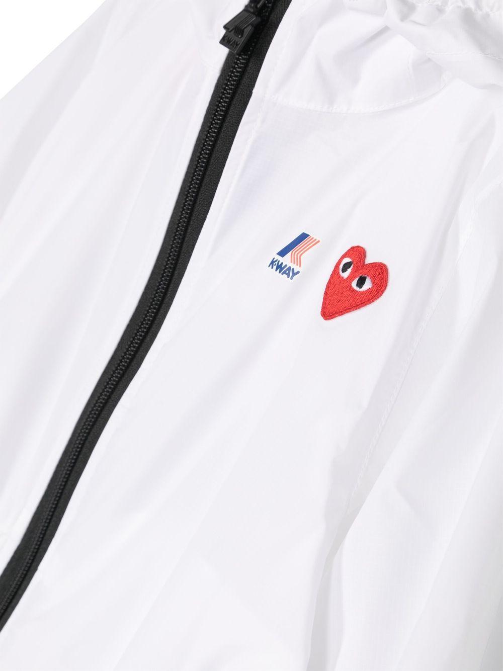 P1J503 3 WHITE COMME DES GARCONS PLAY