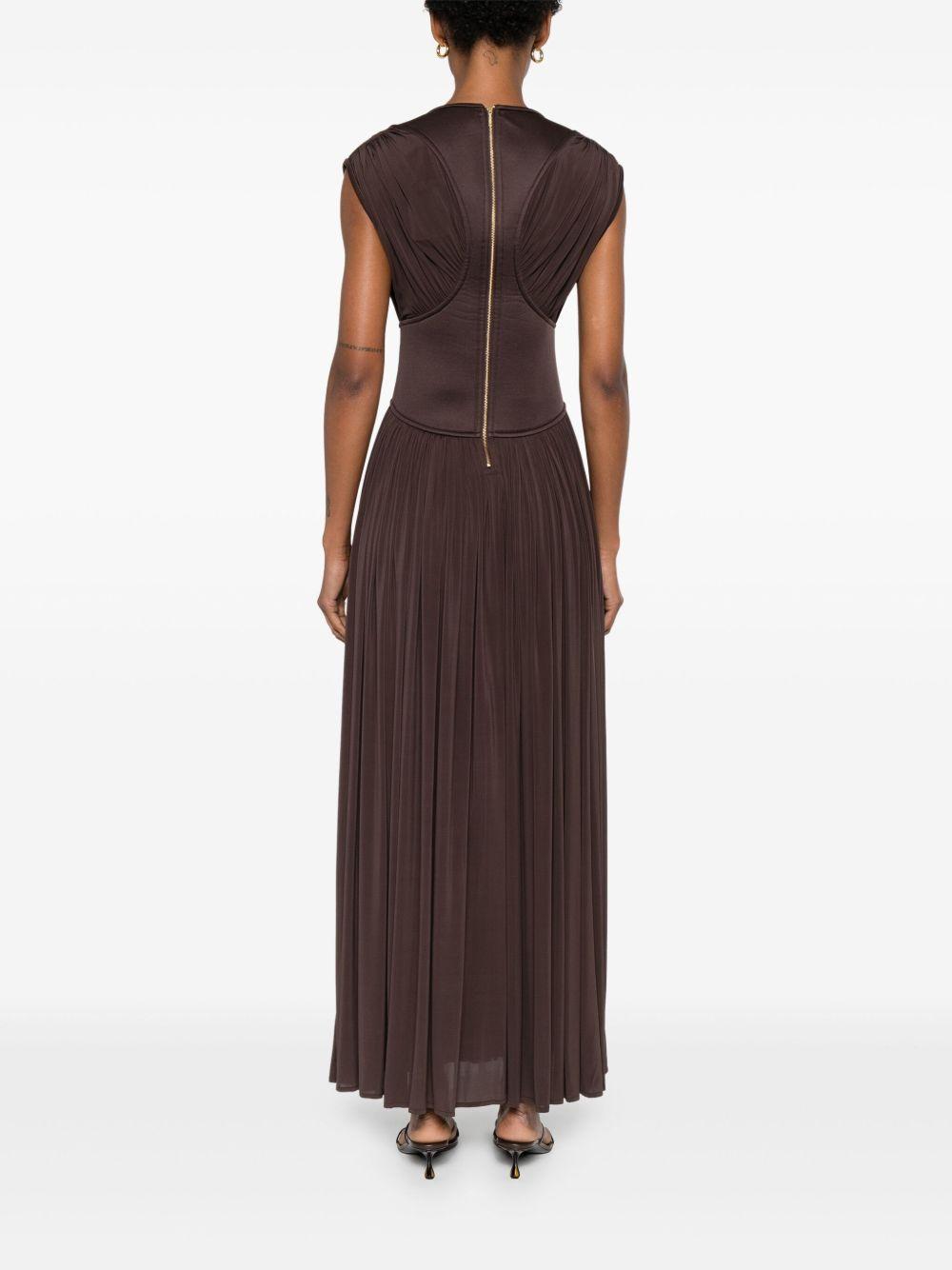 Abito lungo Illuminate Column 4364DS251 CHOCOLATE ZIMMERMANN