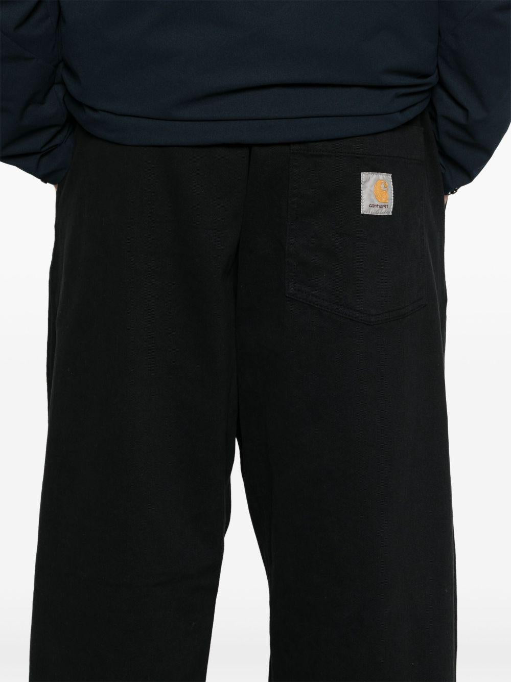 Floyde Pant I033585 89GD BLACK GARMENT DYED CARHARTT WIP