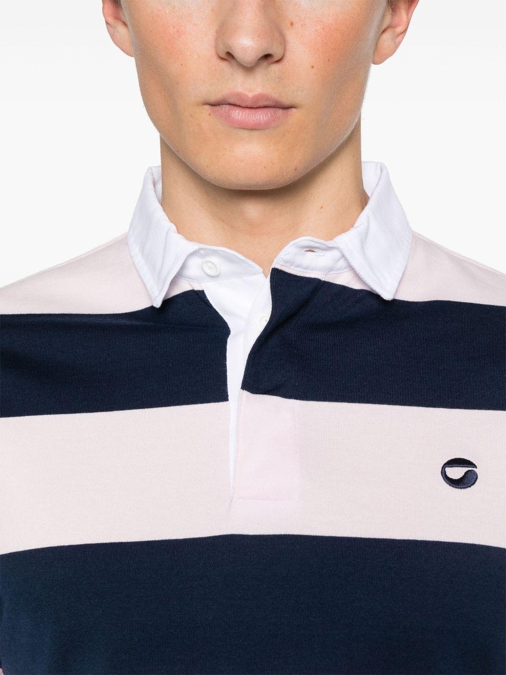 Striped Polo Top COPJS117F5026 PINK BLUE COPERNI