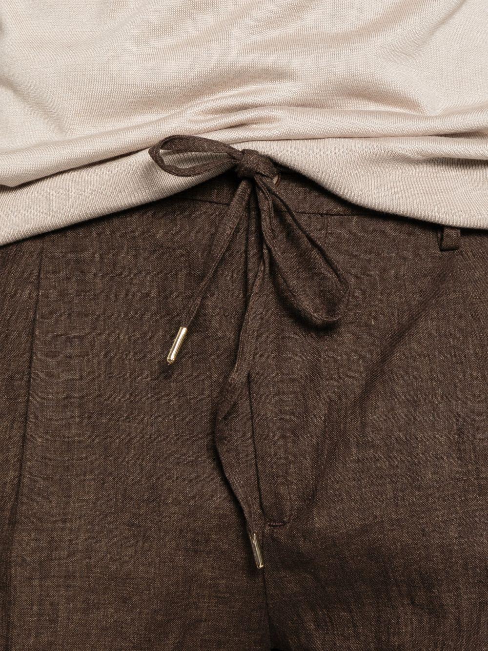 Chino corti con pieghe OLBIAS300117 00056 TESTA DI MORO BRIGLIA 1949