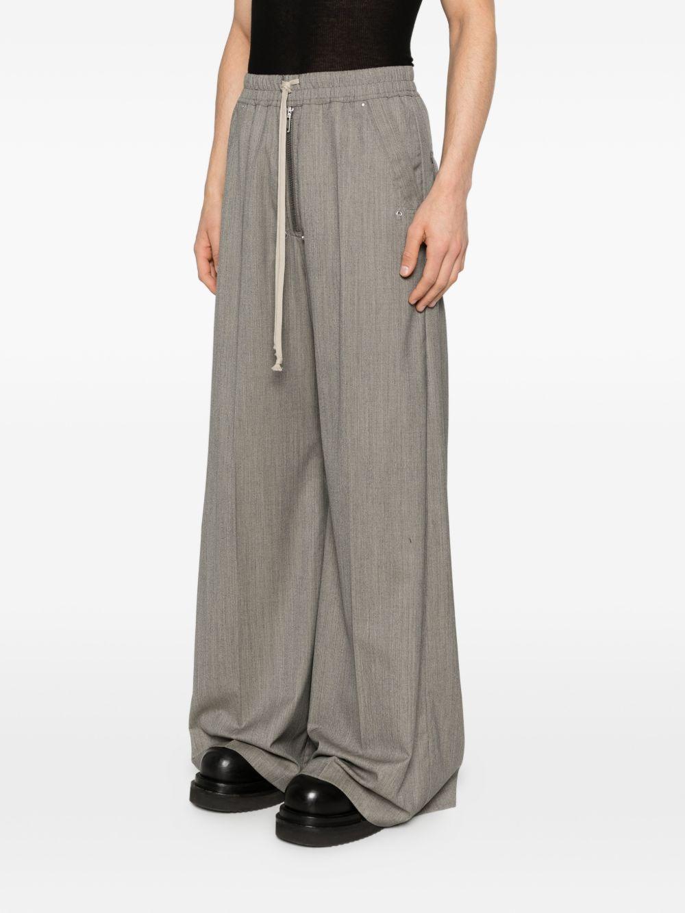 Wide Bela Pants RR01F2366WME 178 GREY MELANGE RICK OWENS