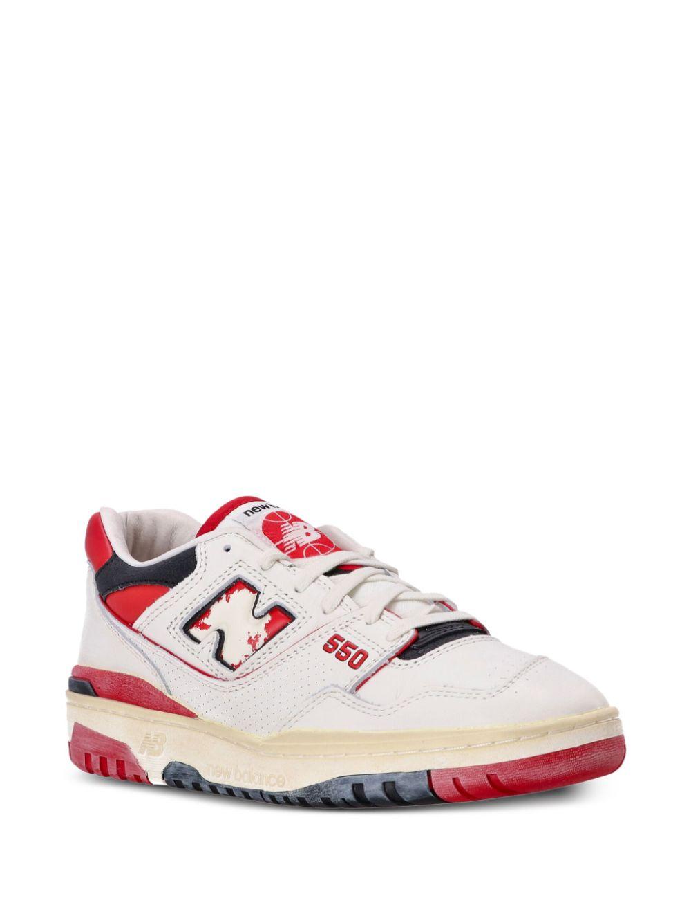 BB550VGA OFF WHITE RED NEW BALANCE