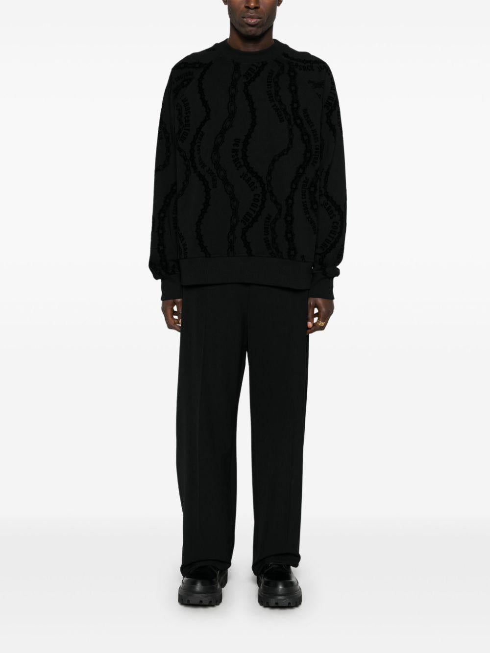 77GAI3X0FS176 899 BLACK VERSACE JEANS COUTURE