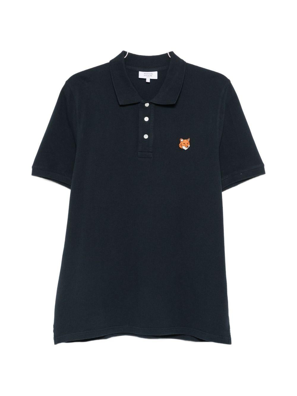 Polo a maniche corte PM00209KP0002 0413 CLASSIC NAVY MAISON KITSUNE