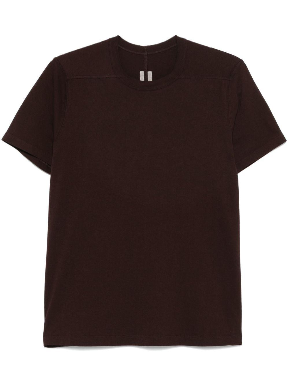 Short Level T-shirt RU01E5265JA 14 MAHOGANY RICK OWENS