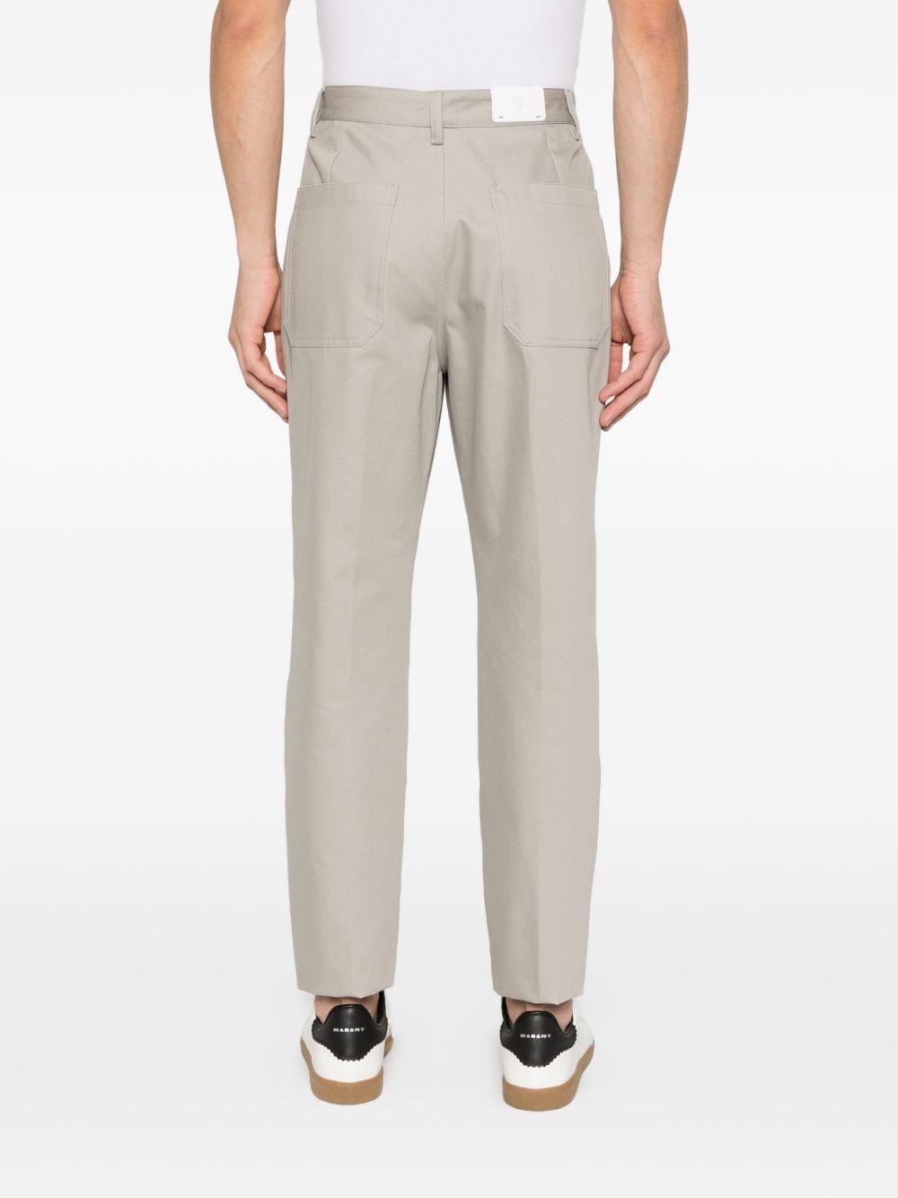 Pantalone in cotone con pinces M75PANM12TES0M143 07 MILITARY GREEN ELEVENTY