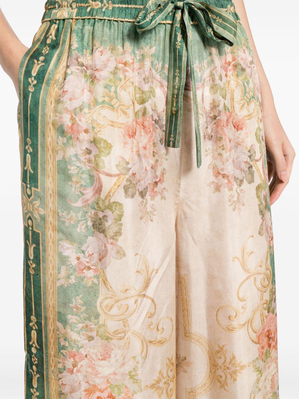 8329PRS242 KHAKI FLORAL ZIMMERMANN