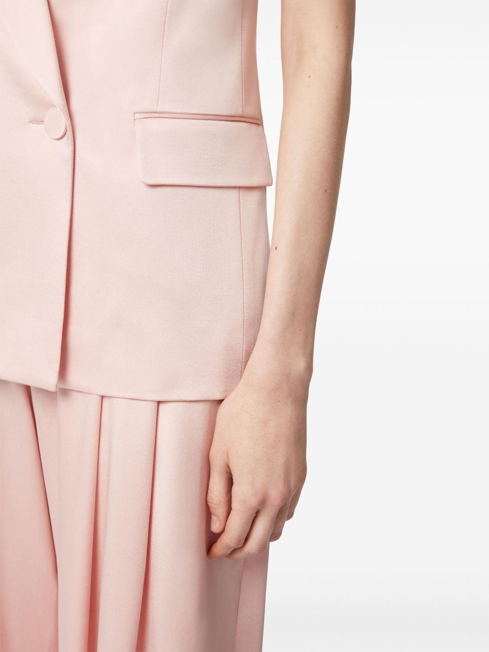 Blazer smanicato doppiopetto 25PCVE003AC0123 U2785 BLUSH NINA RICCI