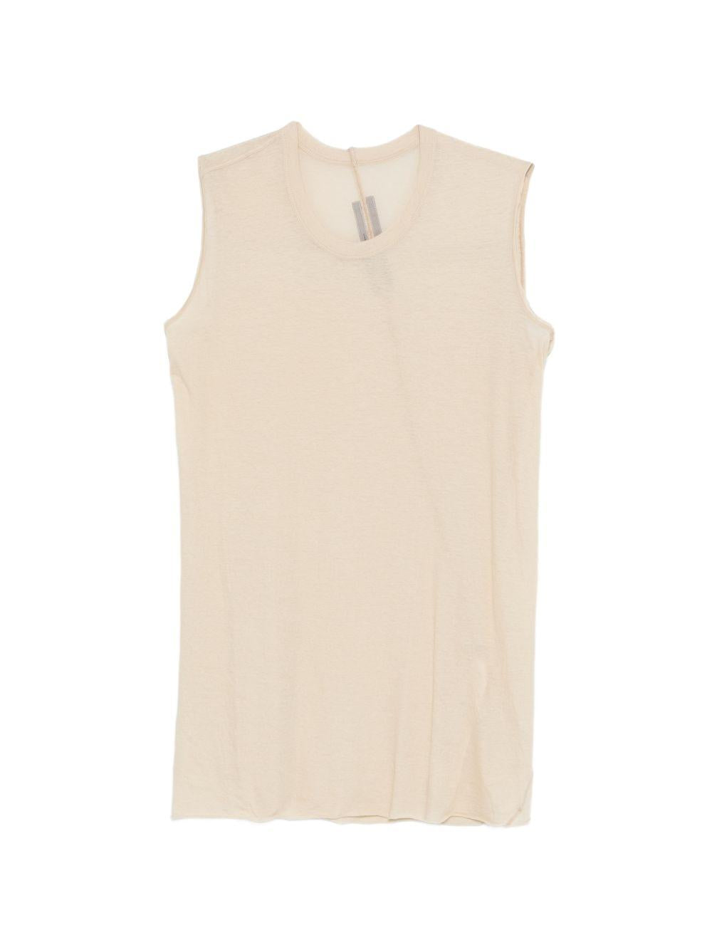 Basic Sleeveless T RU01F2151UC 138 SAND RICK OWENS