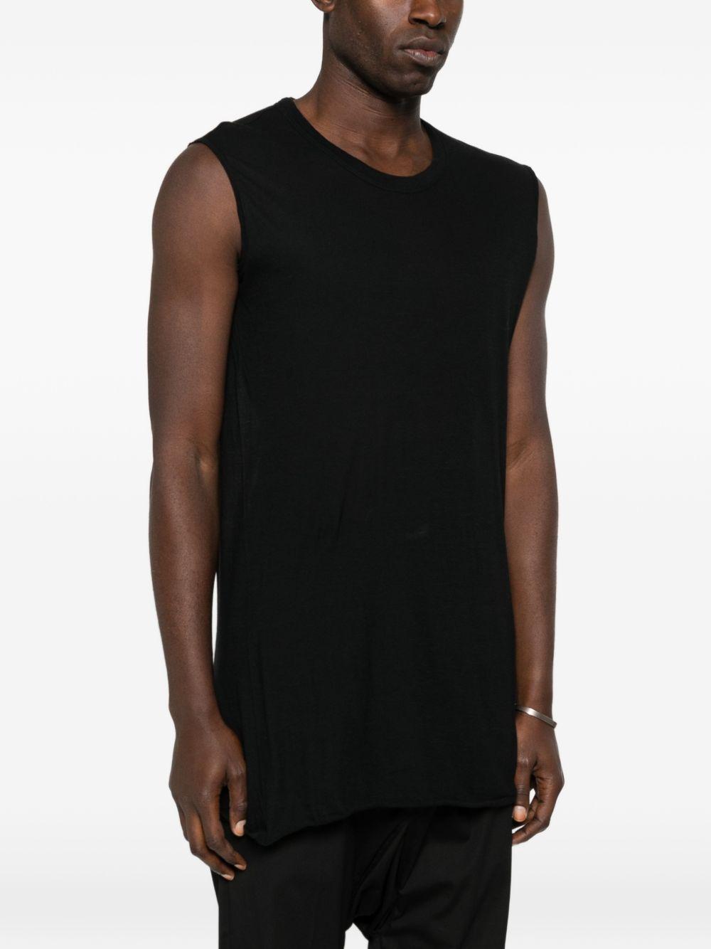 Basic Sleeveless T RU01F2151UC 09 BLACK RICK OWENS
