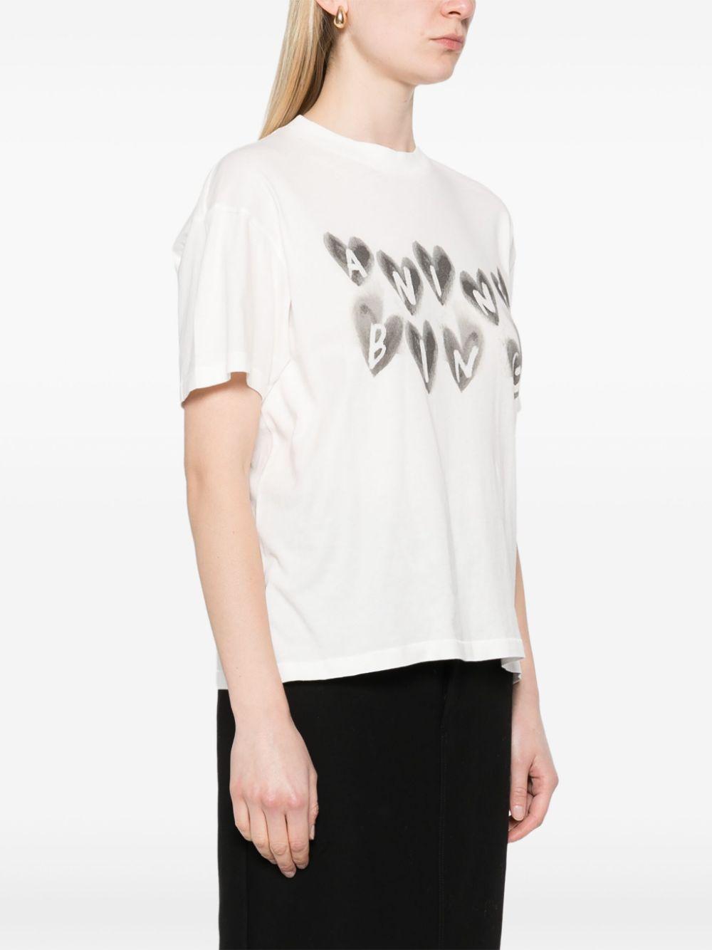 Cade Tee Hearts - Ivory A0810465 IVY1 IVORY ANINE BING