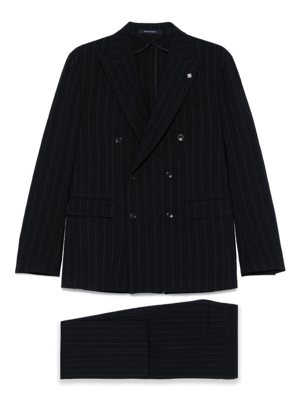 Abito doppiopetto gessato 2SNY10BNTPE120134R25E212 B3082 TAGLIATORE