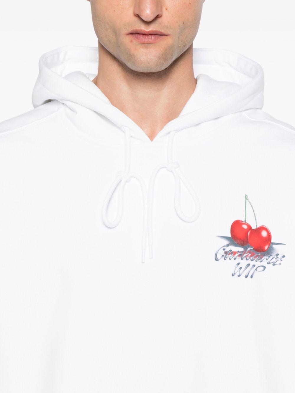 Hooded Jake Garcia Sweatshirt I035191 02XX WHITE CARHARTT WIP