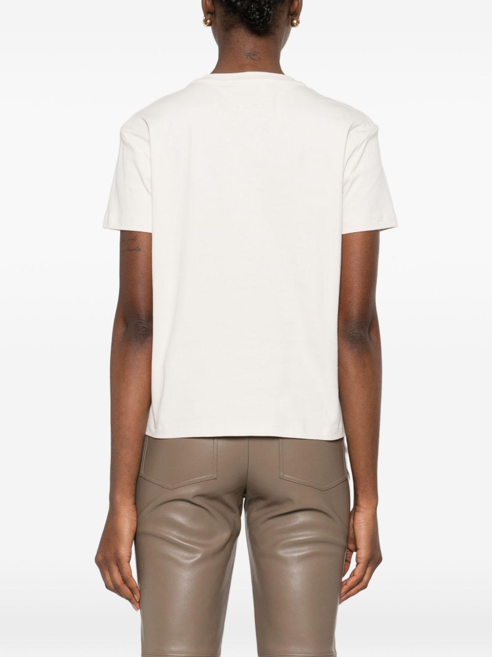 T-Shirt In Cotone SMMBELLA 012 PALE SAND S MAX MARA