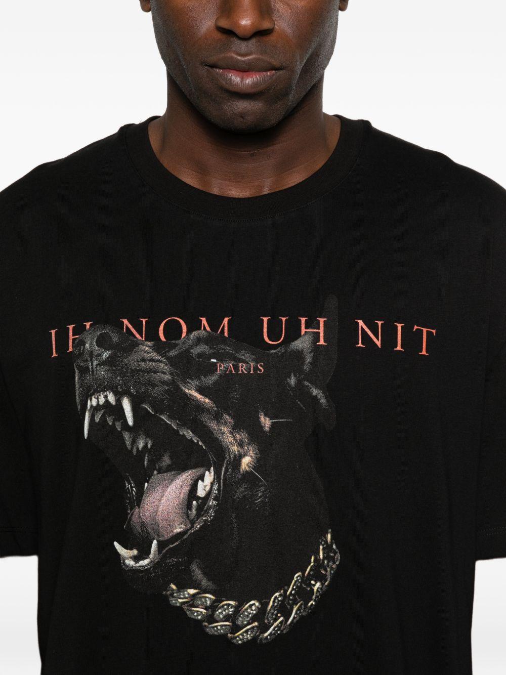 IH NOM UH NIT - T-shirt Authentic Back NUS26272 009 BLACK IH NOM UH NIT