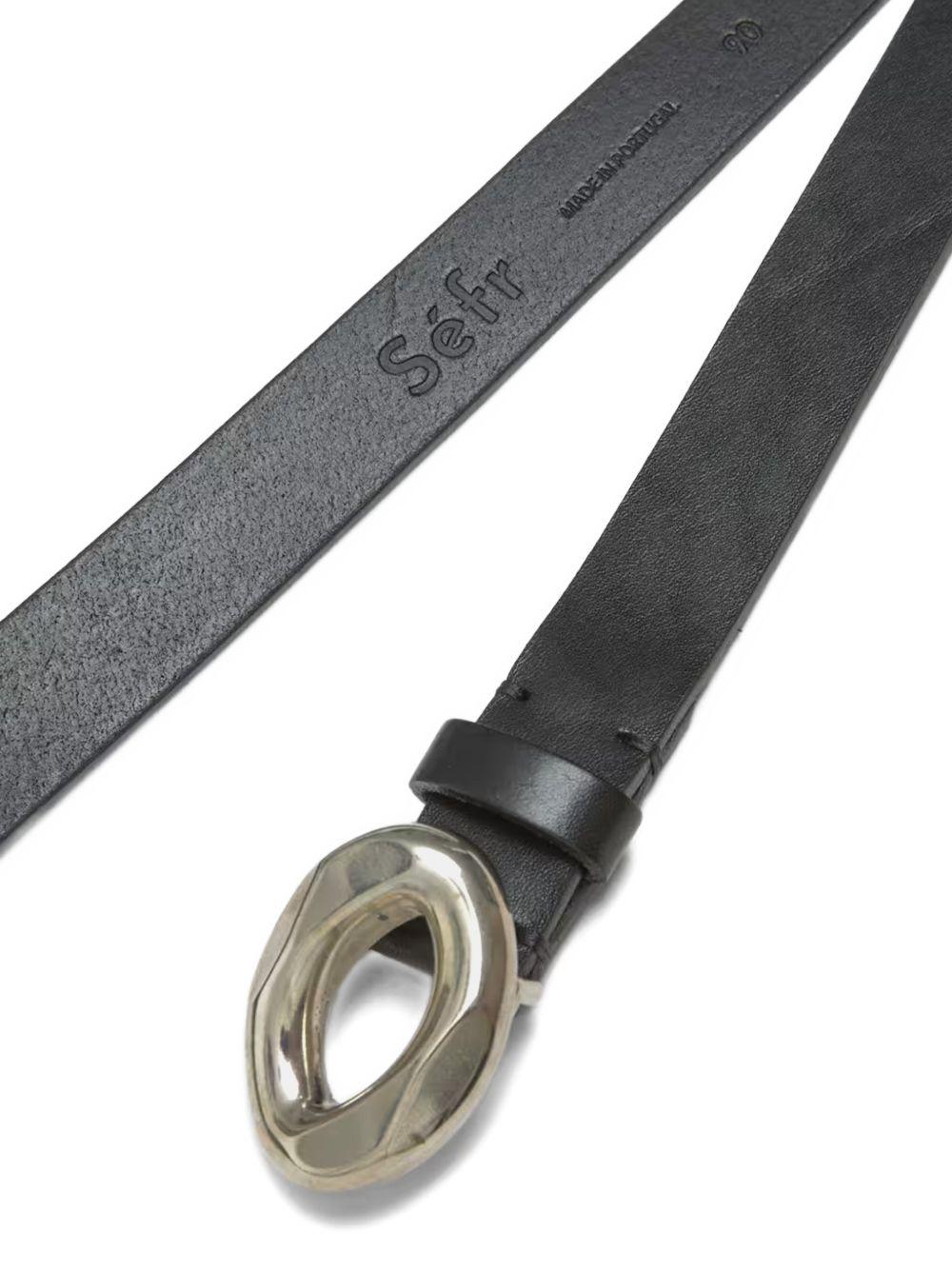 Cintura con fibbia FW25COLTEB BUCKLE SILVER Séfr