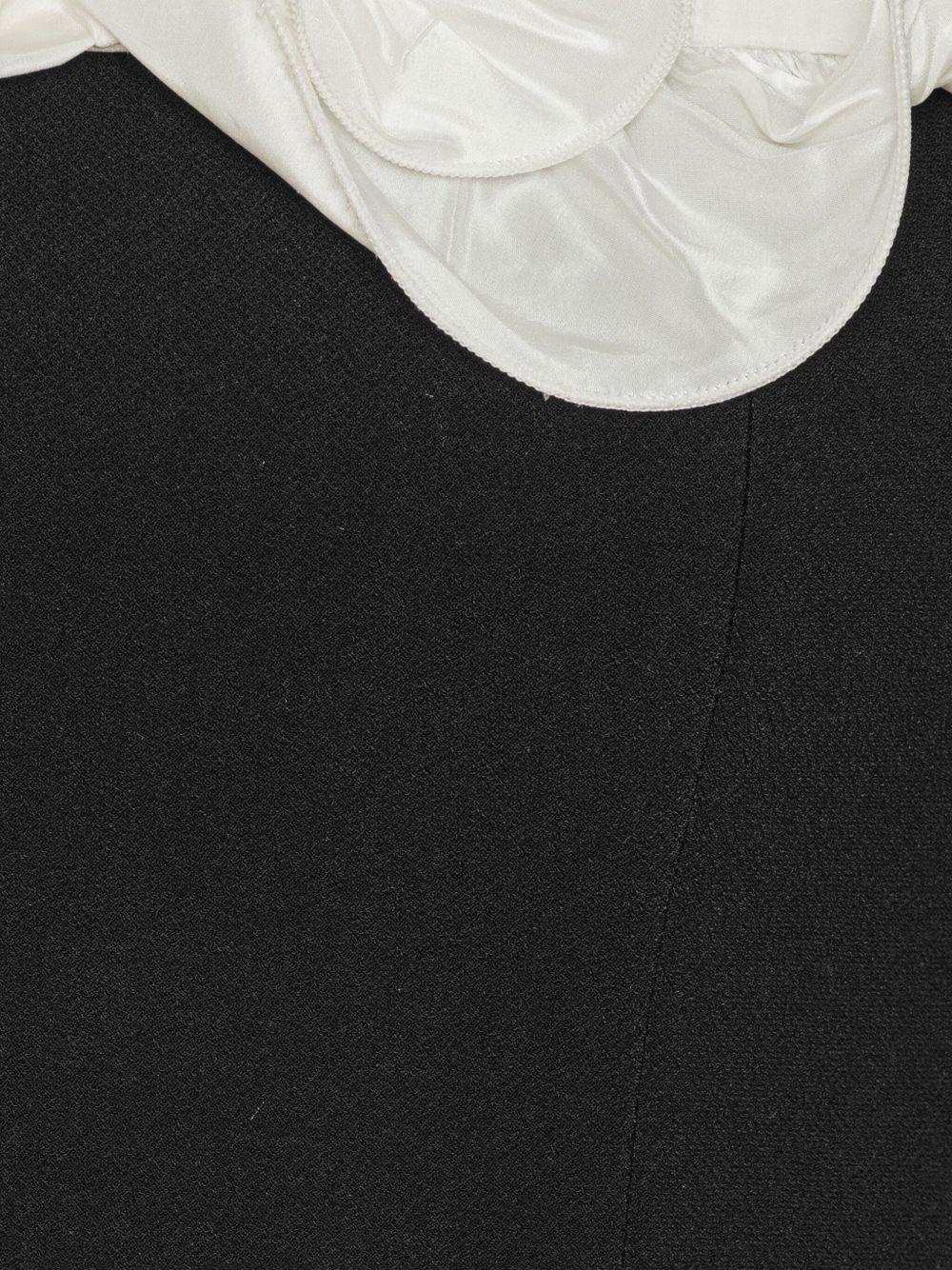 Mini Ruffle Dress Black White 115250100 100 BLACK ROTATE