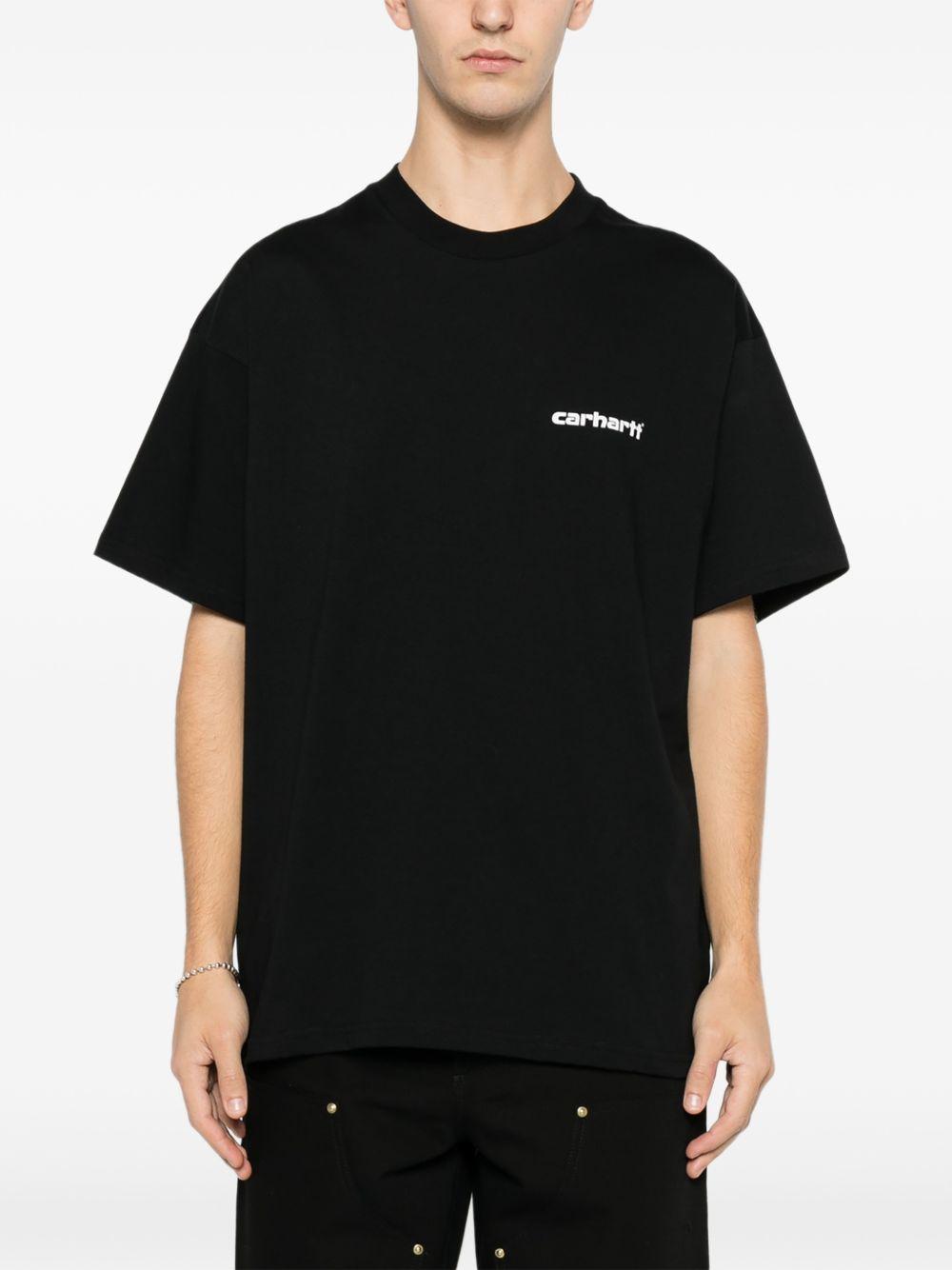 S/S Archive Lines T-Shirt Organic Cotton Single Jersey I036003 89XX BLACK CARHARTT WIP