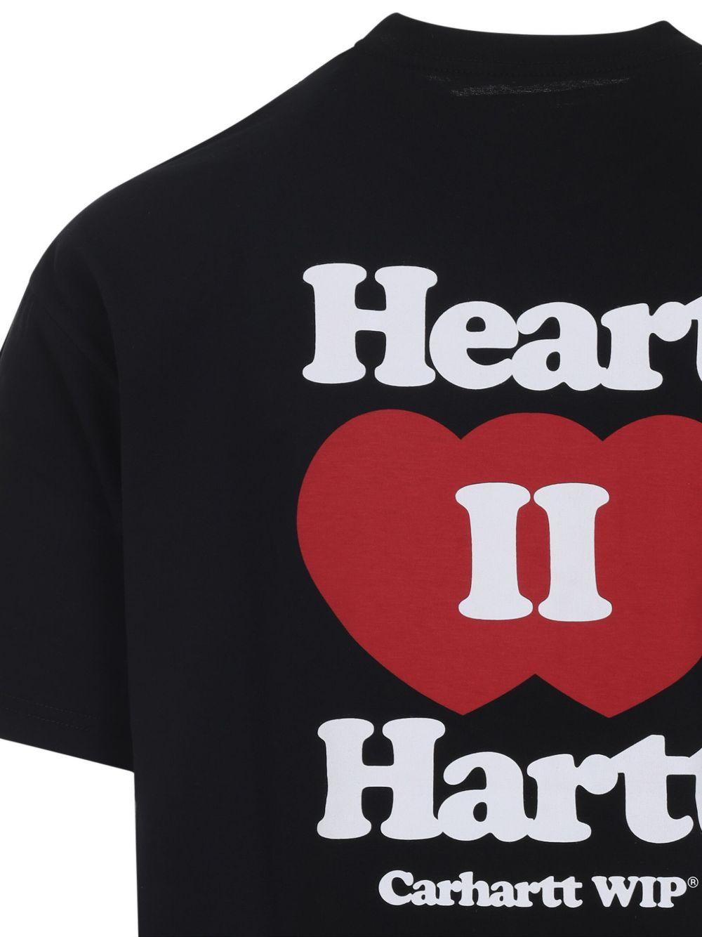 S/S Heart II Hartt T-Shirt I035203 89XX BLACK CARHARTT WIP