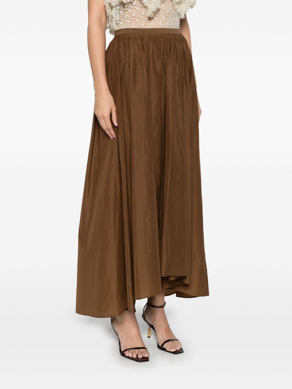 Gonna maxi plissettata V01052120 0518 COFFEE PHILOSOPHY DI LORENZO SERAFINI