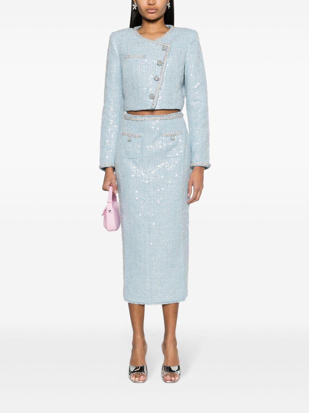 RS24045JBL BLUE SELF-PORTRAIT