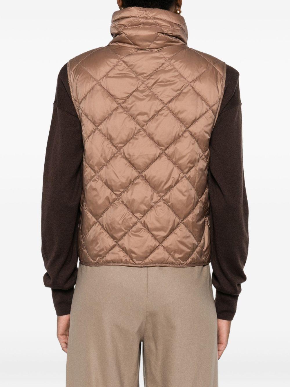 Gilet in tela di nylon antigoccia - Marrone TREGICMM10051 085 DESERT CAMEL MAX MARA THE CUBE