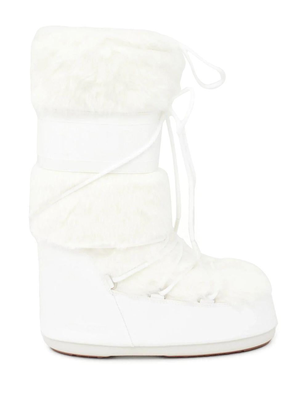 Icon Boot in Ecopelliccia 80D1408900 A002 OPTICAL WHITE MOON BOOT