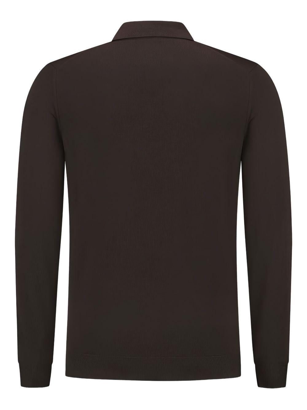 Polo In Lana A Maniche Lunghe 810232Z0290 N1158 ZANONE