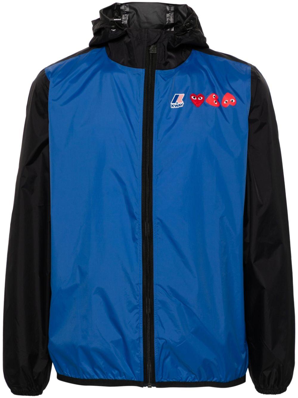 P1J505 2 BLUE BLACK COMME DES GARCONS PLAY