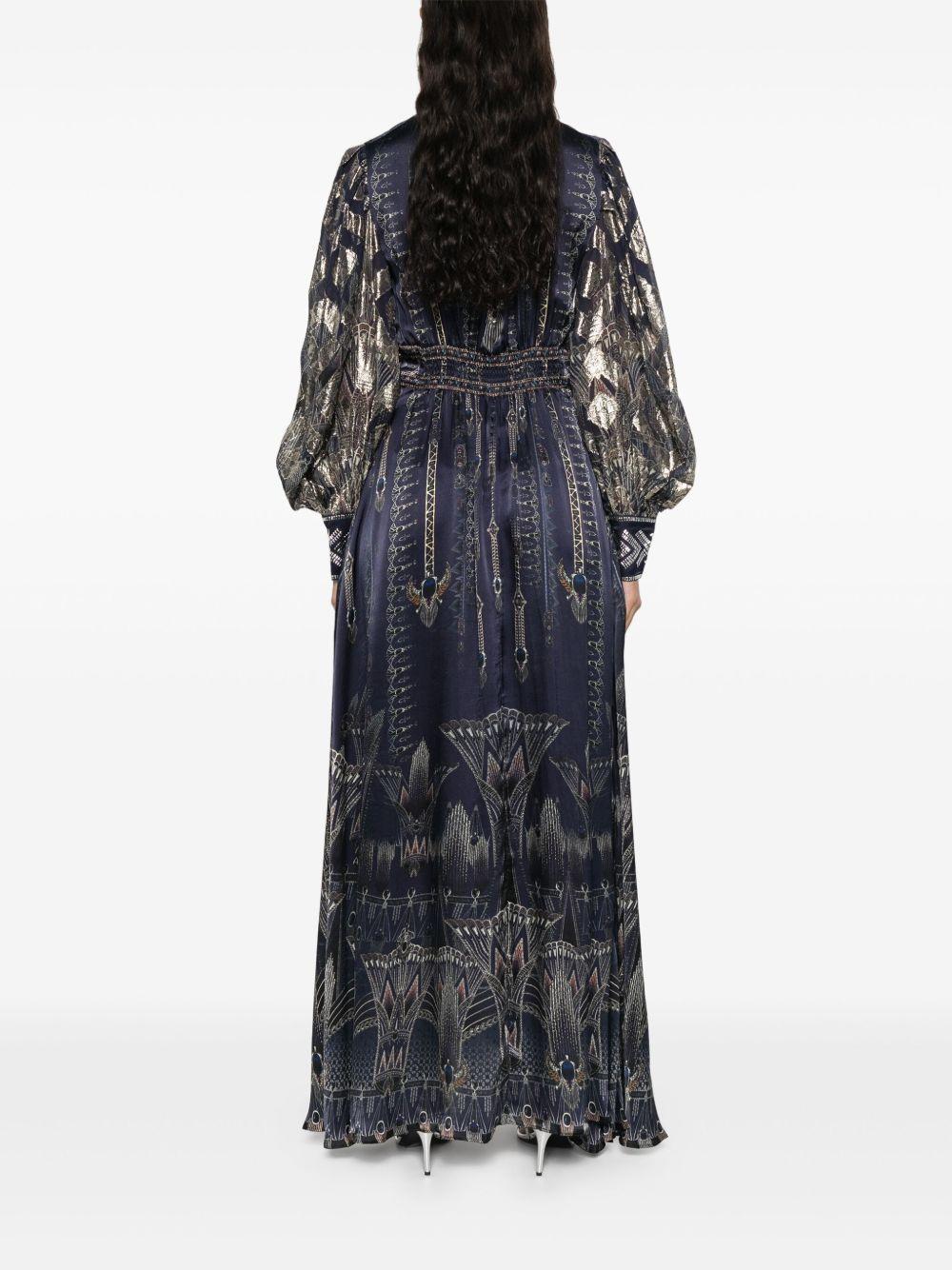 The Egypt Effect-print maxi dress 00031640 THE EGYPT EFFECT CAMILLA