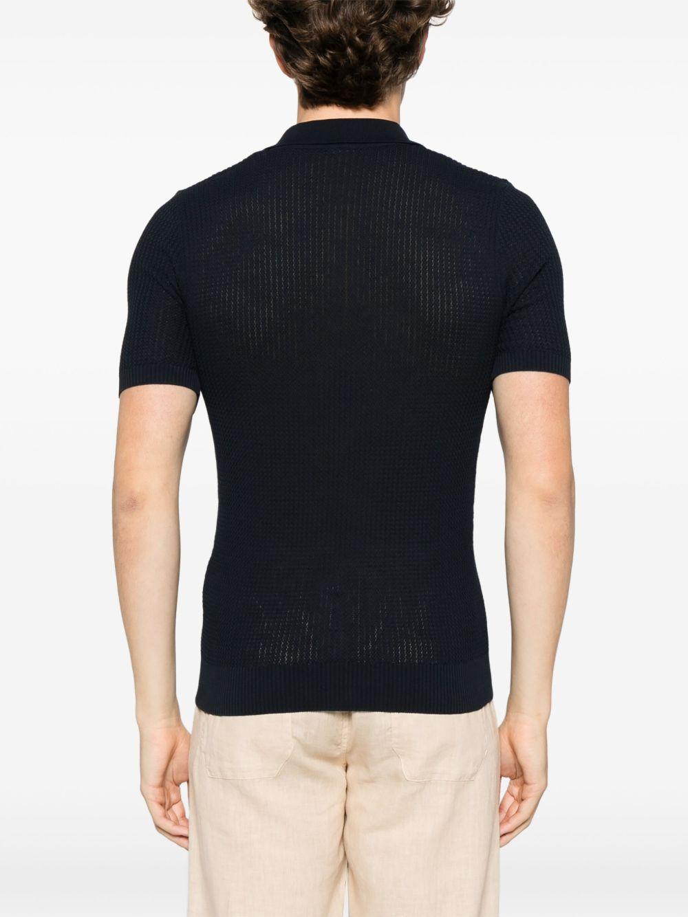 Polo a coste K76POLK16MAG0A001 11 BLUE ELEVENTY