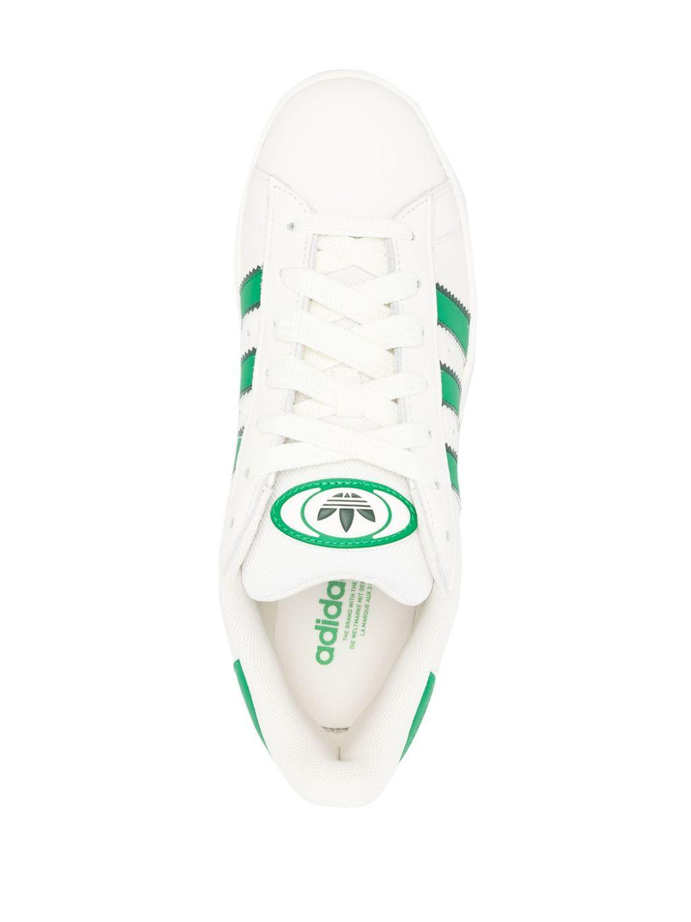 Campus 00s White IF8762 WHITE GREEN ADIDAS ORIGINALS