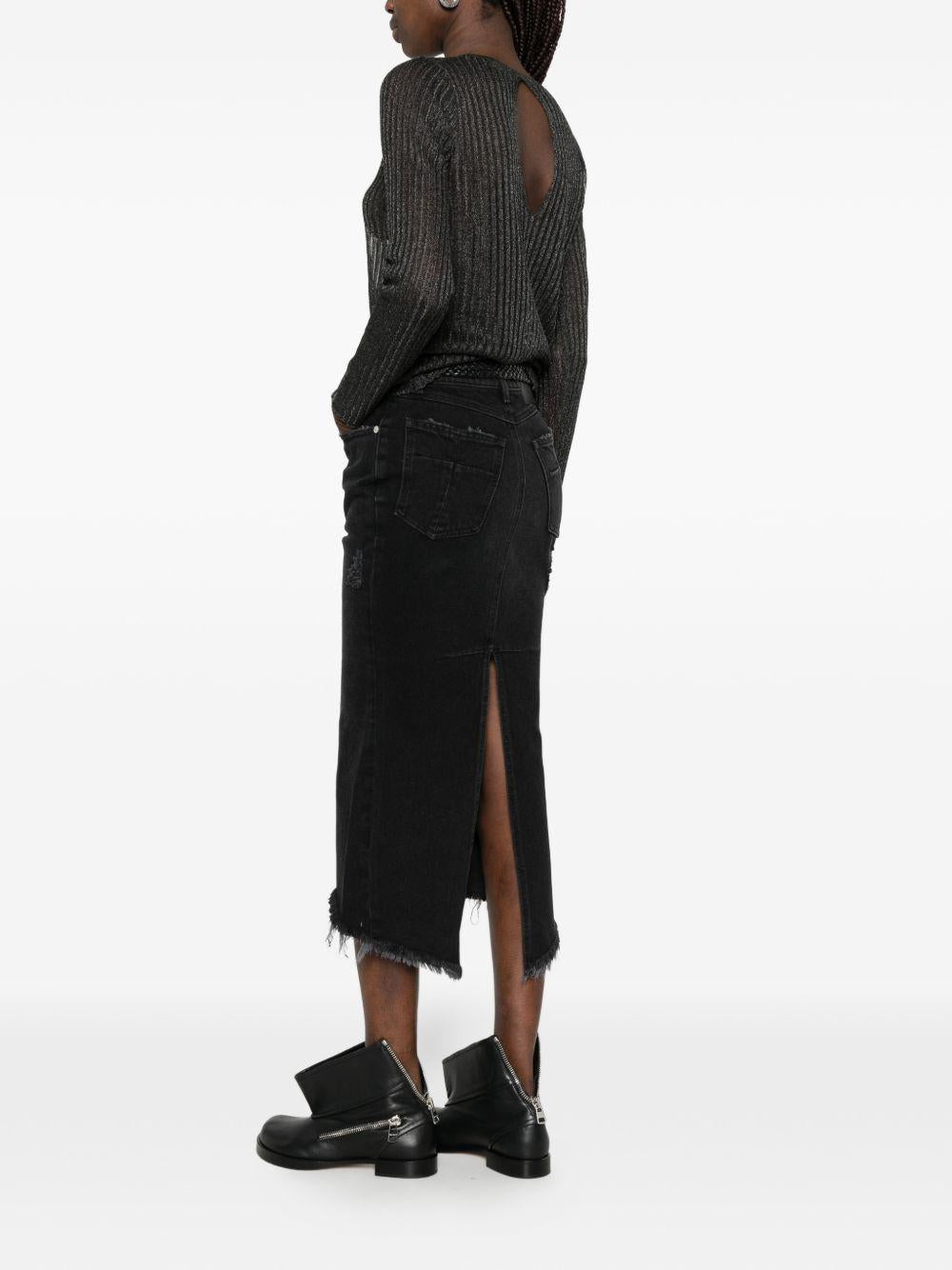 Maglione a coste 261FXA37001 09 NERO ROBERTO COLLINA