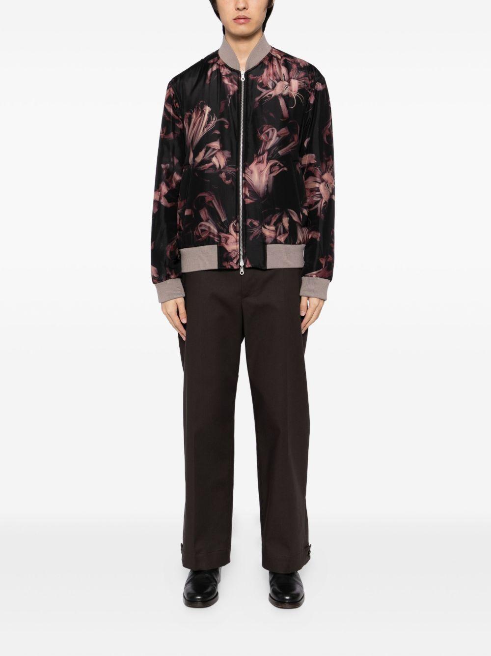 Reversible Bomber Jacket VOLKERREV2124 304 OLD ROSE DRIES VAN NOTEN