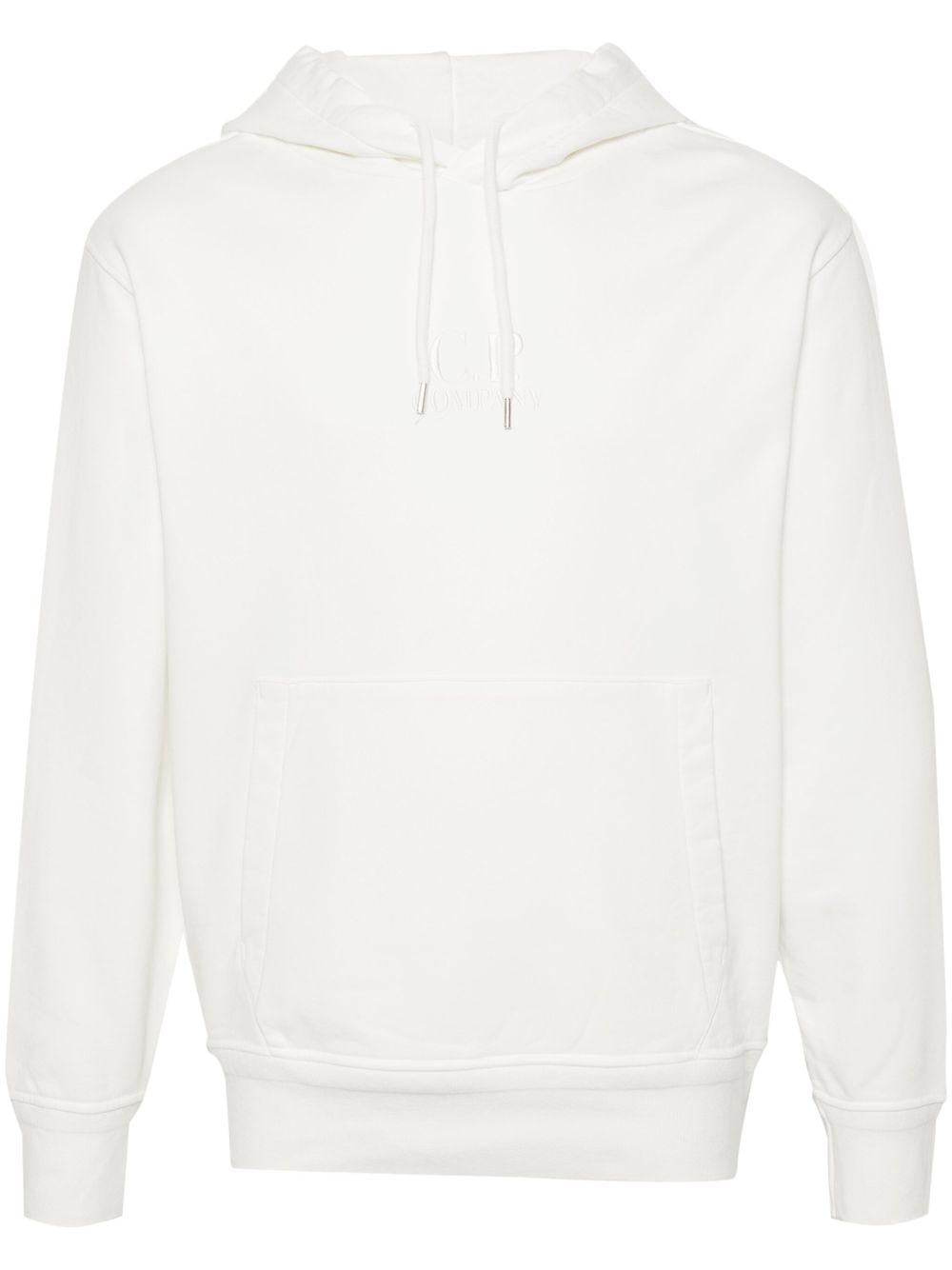 Hoodie 18CMSS099B110044G 103 GAUZE WHITE CP COMPANY