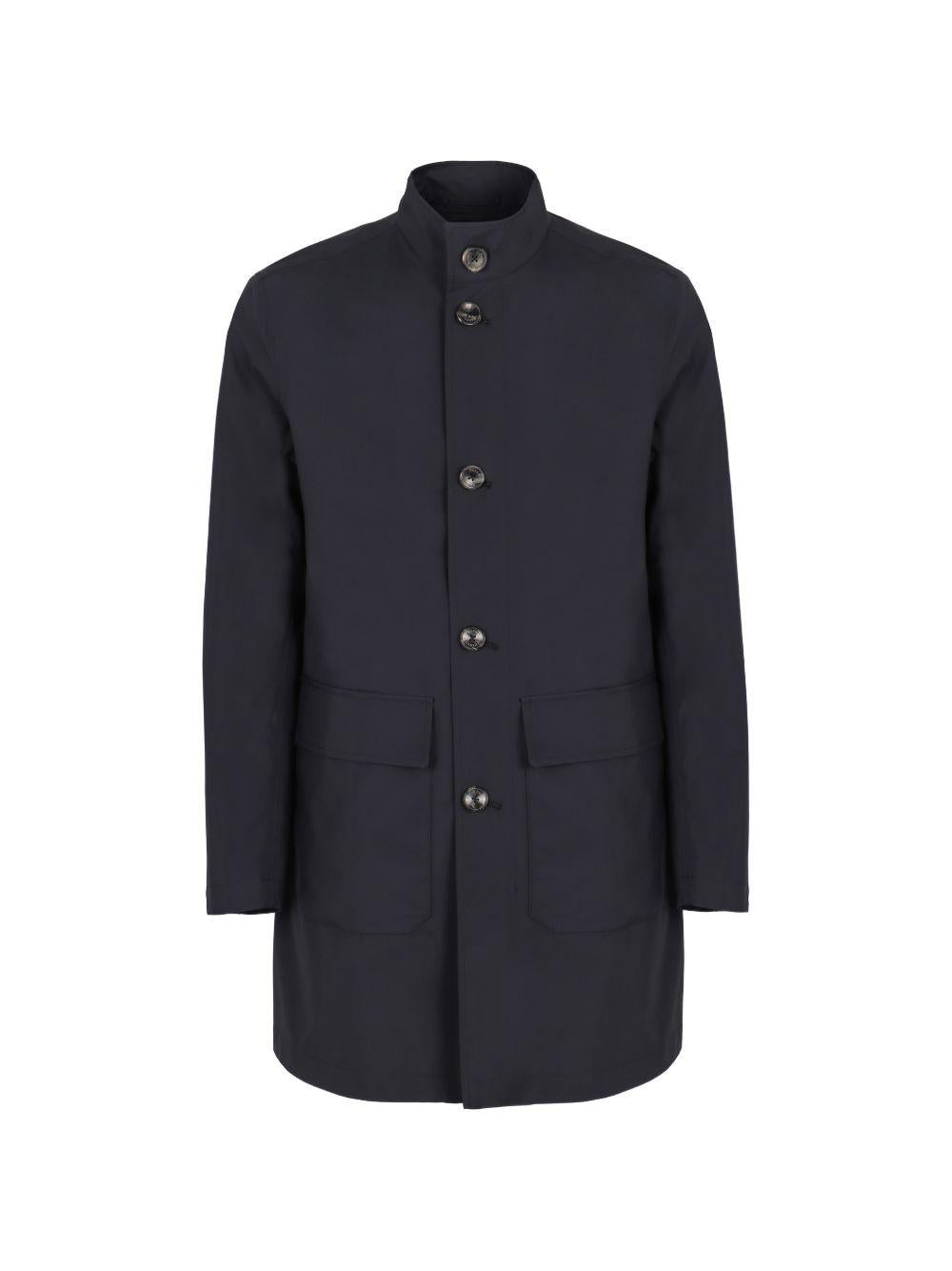 Impermeabile Monopetto IM000385U12790 9220 BLUE CAMMELLO HERNO