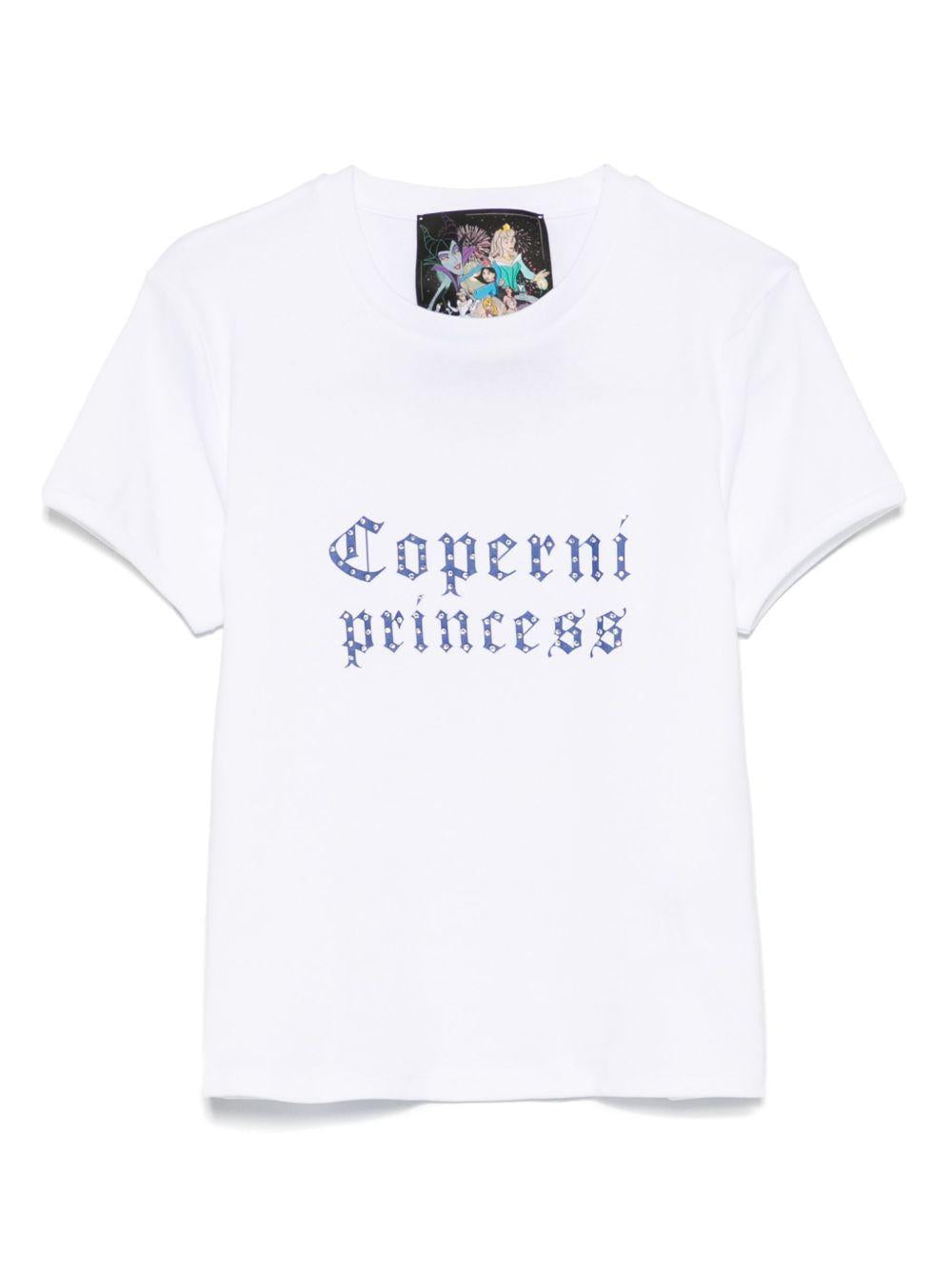 Disney X Coperni Princess Slim-Fit T-Shirt DJS07CRF5017 WHITE COPERNI