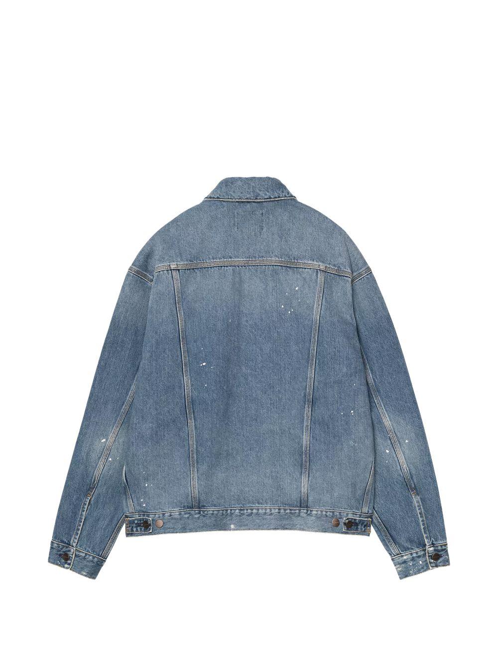 Giacca Helston In Denim 'Smith' I033352 01EJ BLUE DESTROY CARHARTT WIP