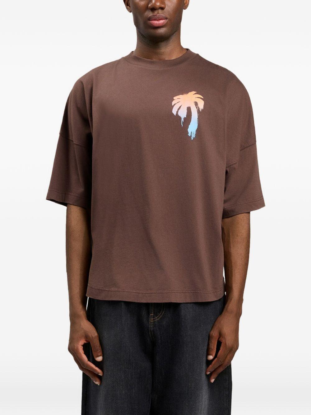 PMAA10BS26JER003 6001 BROWN WHITE PALM ANGELS