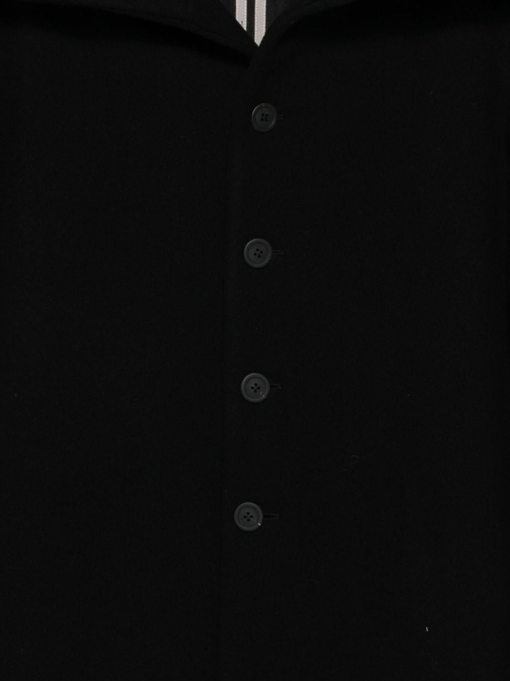 Concordians Runway Dracucollar Coat RR02E1900WSF 09 BLACK RICK OWENS