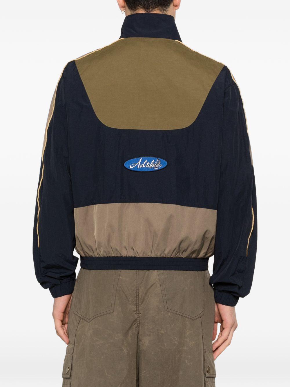 Unisex Color-Block Nylon Track Jacket AWA759U NAVY KHAKI ANDERSSON BELL