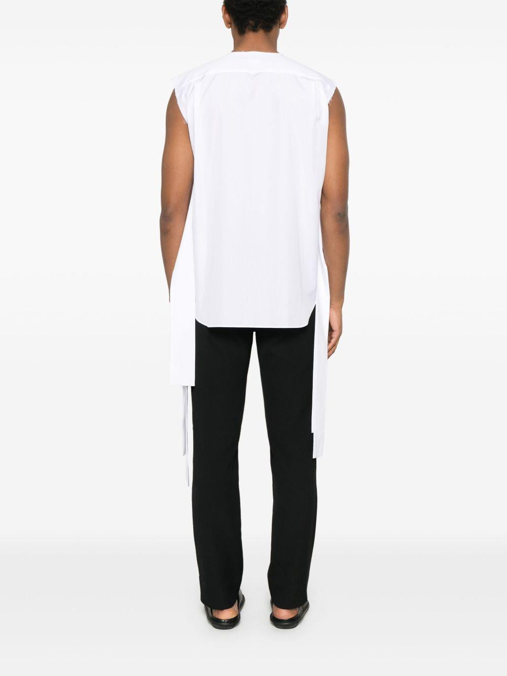 Sleeveless Shirt POB030 2 WHITE COMME DES GARCONS HOMME PLUS