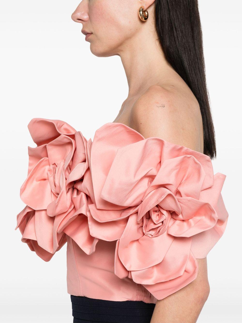 Etta Taffeta Top 25RE1126 WASHED CORAL AJE