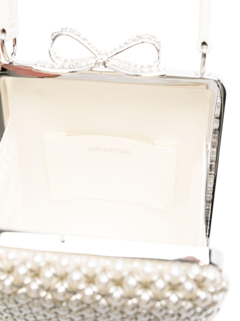 Pearl Embellished Mini Bag AW25315C CREAM SELF-PORTRAIT