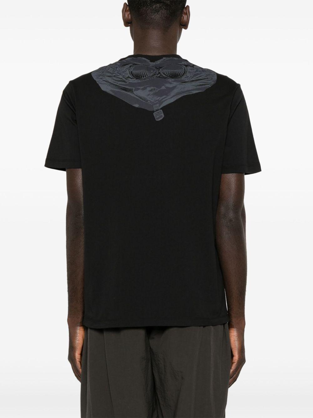 30/1 Jersey Back Goggle T-Shirt 18CMTS030A005100W 999 BLACK CP COMPANY