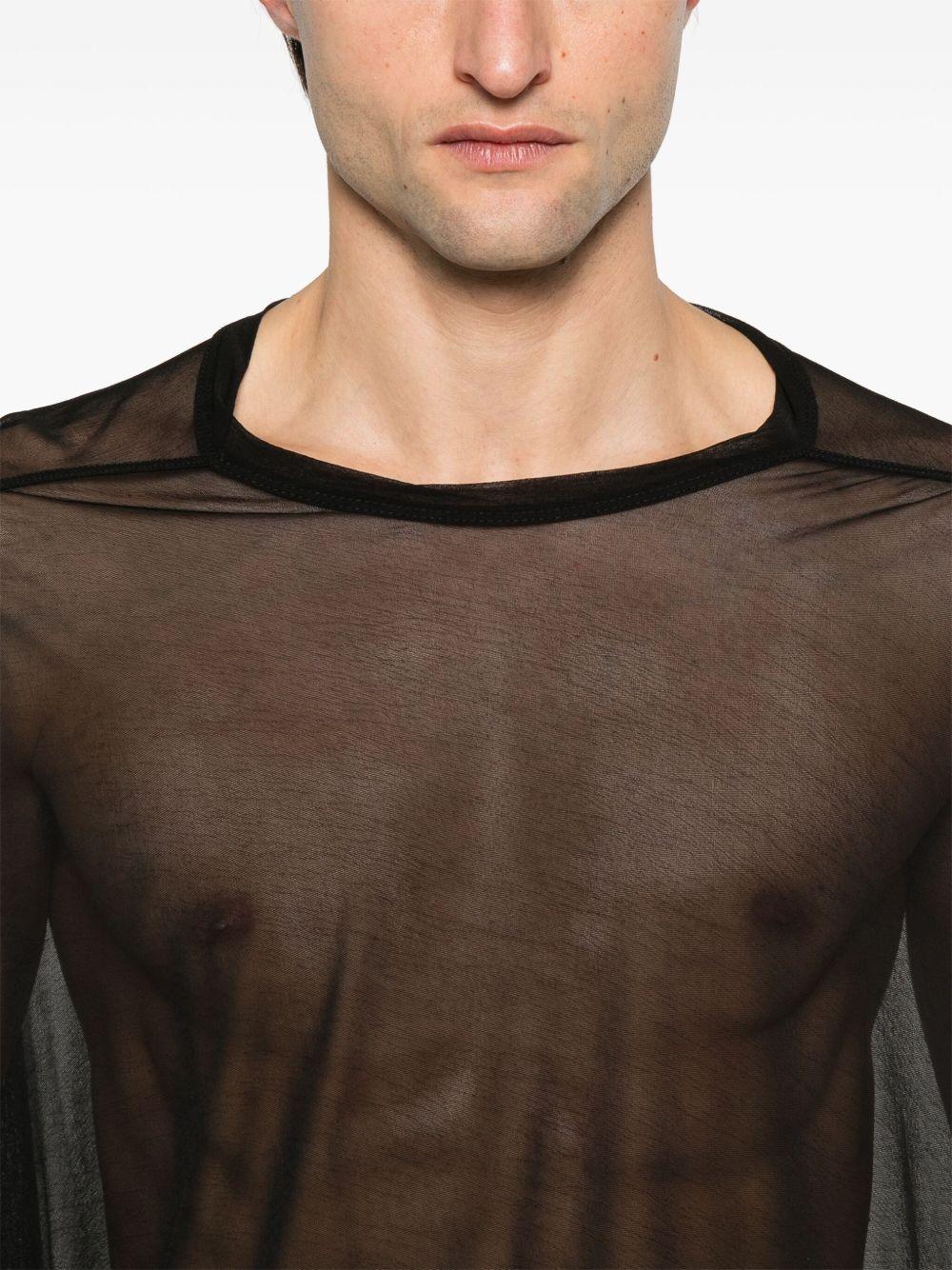 Tommy T T-shirt RR01E5283JCR 09 BLACK RICK OWENS