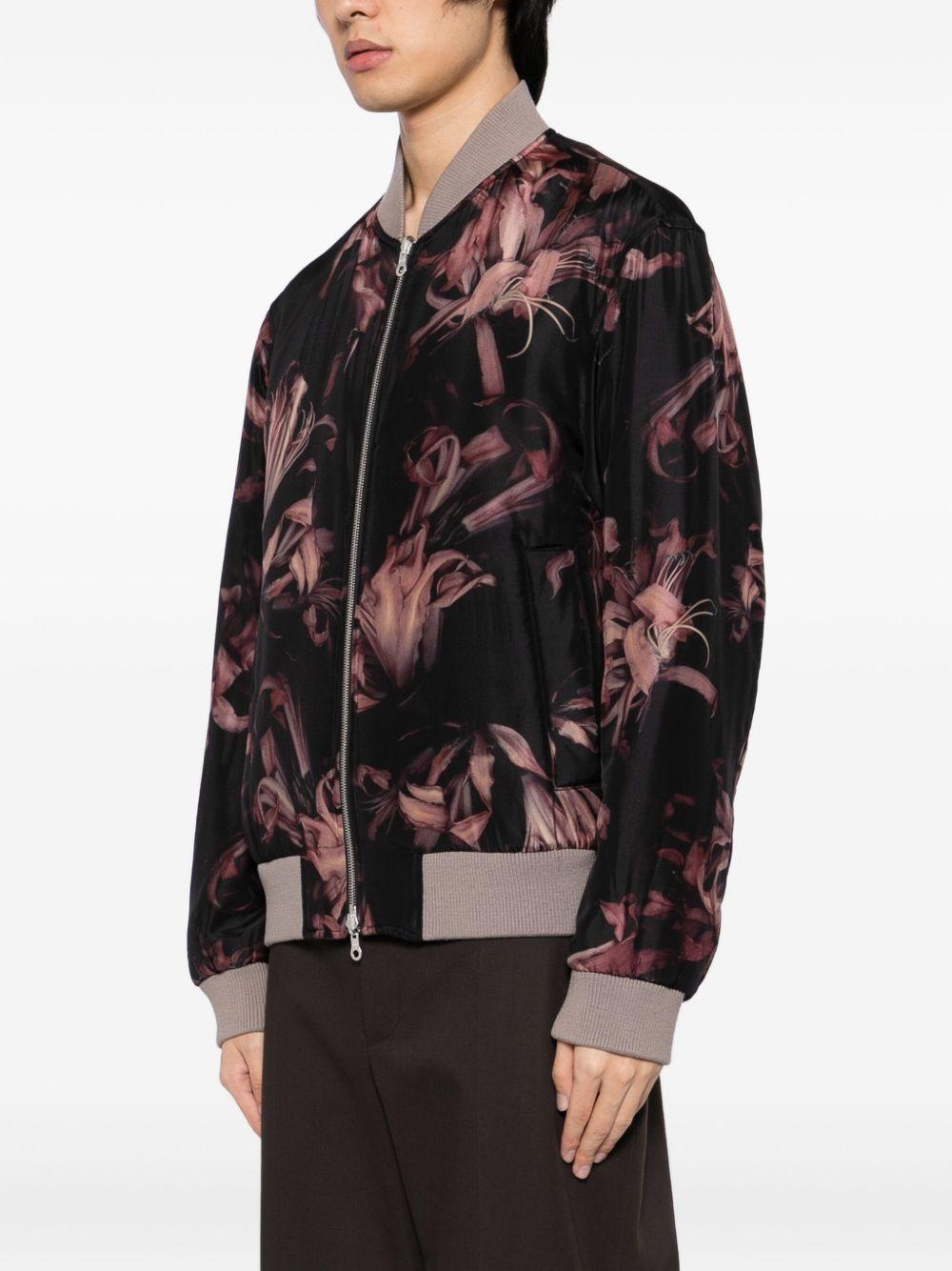 Reversible Bomber Jacket VOLKERREV2124 304 OLD ROSE DRIES VAN NOTEN