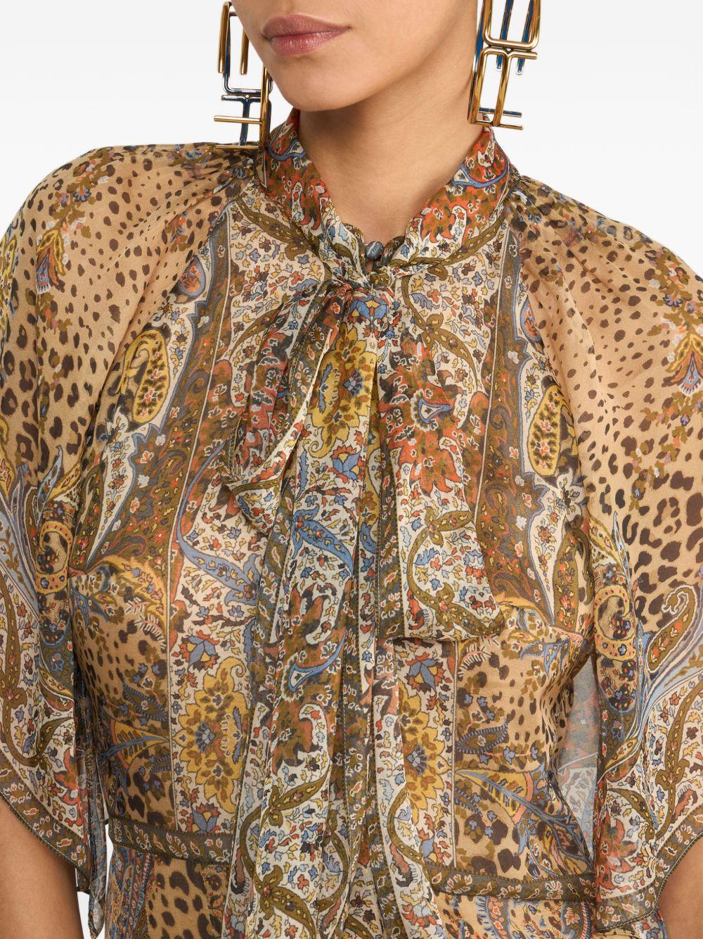 Abito Lungo in Seta WRHA052799SP1K8 X0826 ETRO