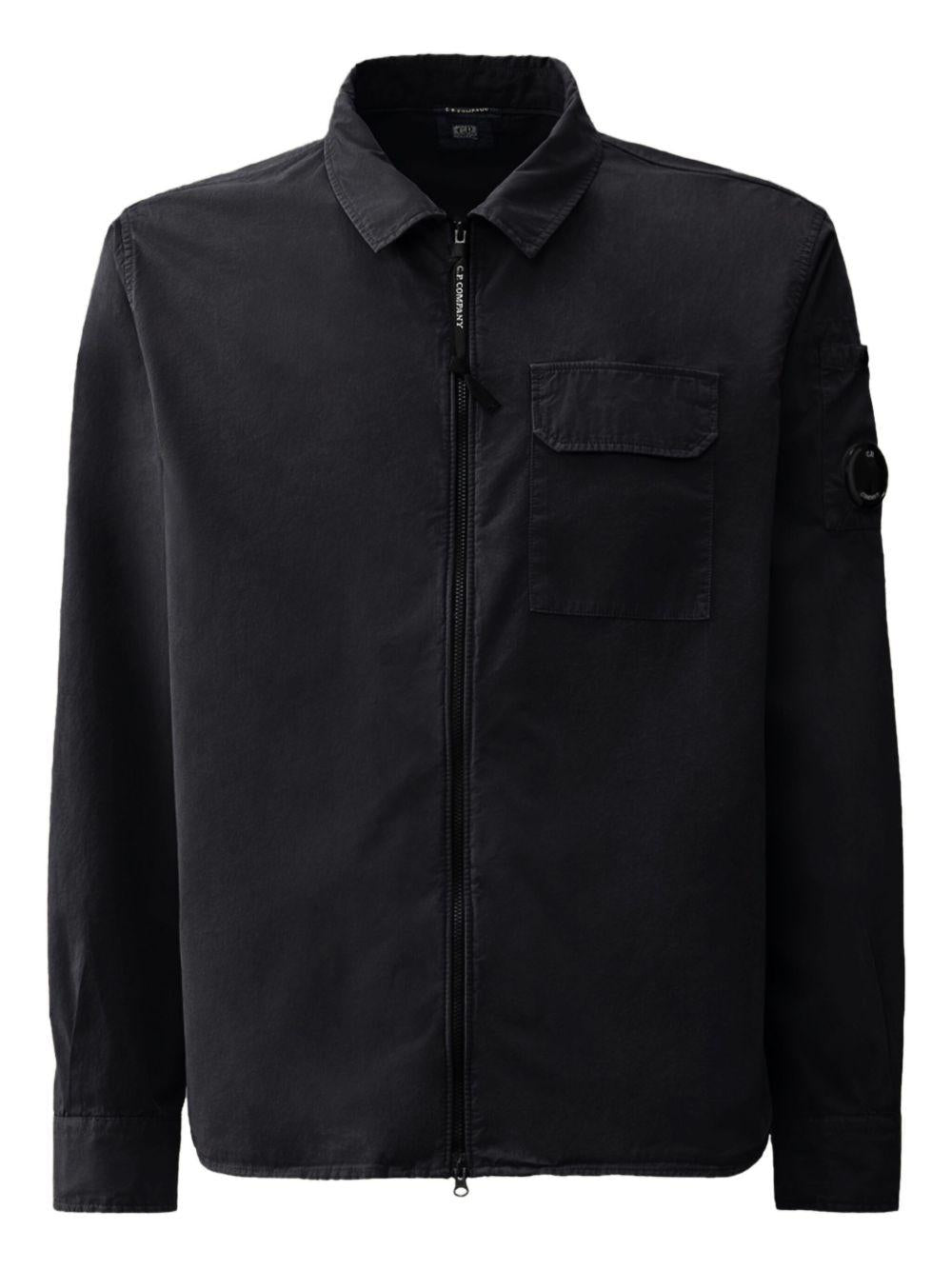 Organic Gabardine Zipped Overshirt RCCMOS705A110143G 888 TOTAL ECLIPSE CP COMPANY